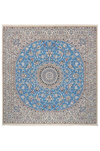 203X210 絨毯 オリエンタル ナイン 9La 正方形 ダークグレー/ダークブルー (ウール, ペルシャ/イラン)