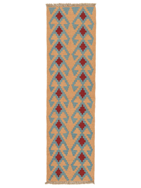  Persian Kilim Qashqai Rug 55X201 Orange/Brown Carpetvista