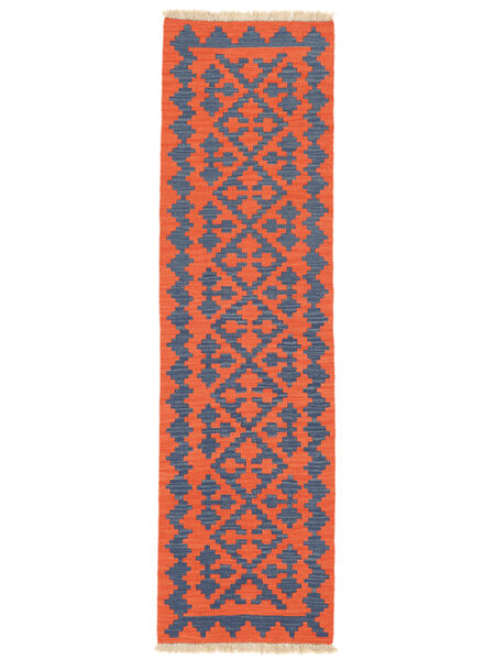 57X205 러그 오리엔탈 킬림 까쉬까이 복도용 러너
 빨간색/어두운 파란색 ( 페르시아/이란) Carpetvista