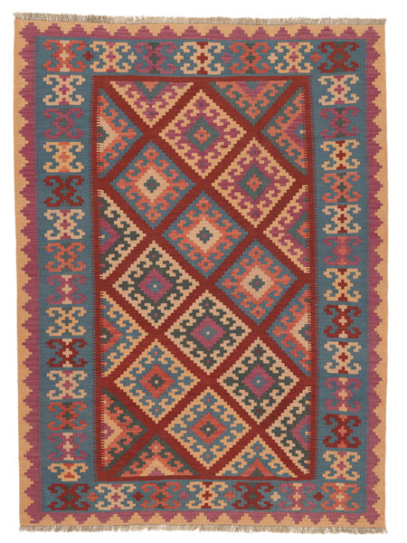 179X241 絨毯 キリム カシュガイ オリエンタル ダークレッド/茶色 (ペルシャ/イラン) Carpetvista