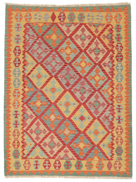  Orientalsk Kelim Ghashghai Tæppe 180X240 Orange/Rød Persien/Iran Carpetvista