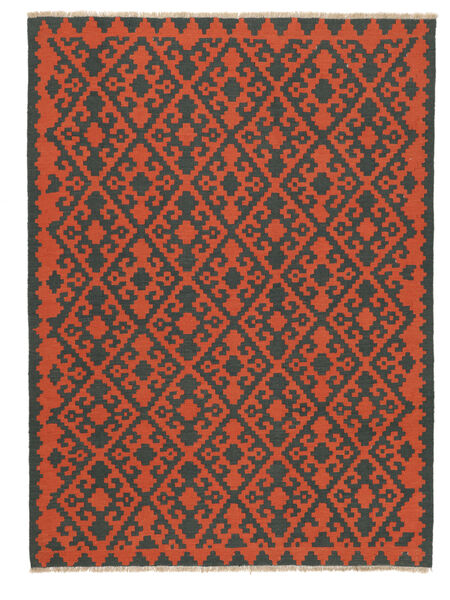 178X241 Alfombra Oriental Kilim Gashgai Rojo Oscuro/Negro ( Persia/Irán) Carpetvista