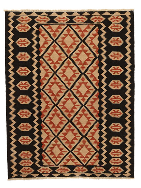 Kilim Qashqai Rug 181X233 Black/Brown Persia/Iran Carpetvista