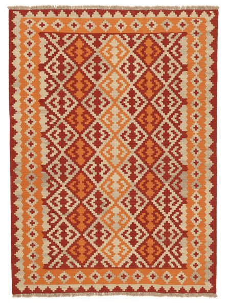 Tappeto Kilim Ghashghai 174X237 Arancione/Rosso Scuro ( Persia/Iran)