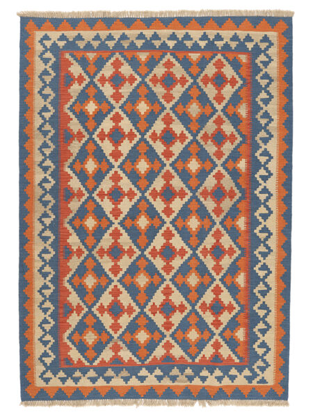 絨毯 ペルシャ キリム カシュガイ 180X253 ダークブルー/オレンジ ( ペルシャ/イラン)