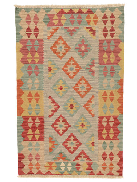 Dywan Orientalny Kilim Kaszkaj 106X167 Pomarańczowy/Brunatny ( Persja/Iran)