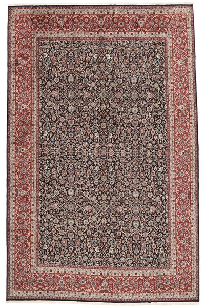 Kerman Fine Rug 352X543 Brown/Black Large Wool, Persia/Iran