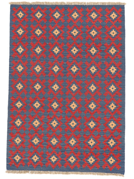  Kelim Ghashghai Matta 127X181 Persisk Mörkröd/Mörkblå Liten Carpetvista