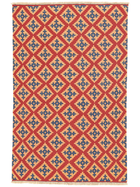 Alfombra Oriental Kilim Gashgai 122X188 Rojo Oscuro/Naranja ( Persia/Irán)