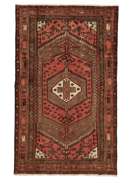 127X210 Colored Vintage Tæppe Moderne Sort/Brun (Uld, Persien/Iran) Carpetvista