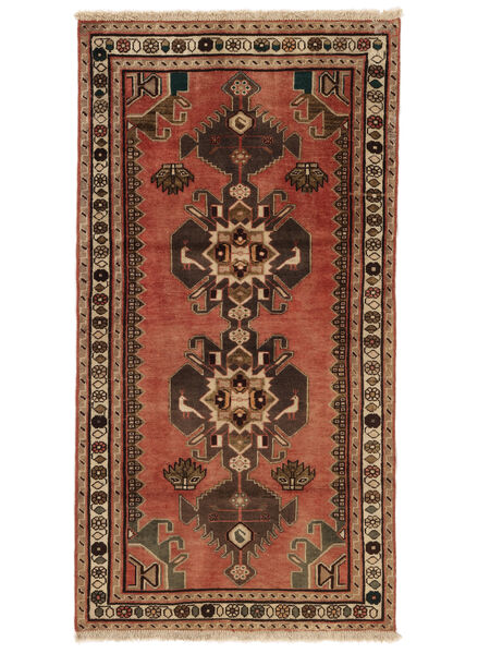 101X194 Colored Vintage Teppich Moderner Braun/Schwarz (Wolle, Persien/Iran) Carpetvista
