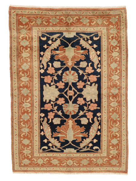  Orientalischer Heriz Teppich 150X221 Braun/Orange Wolle, Persien/Iran Carpetvista