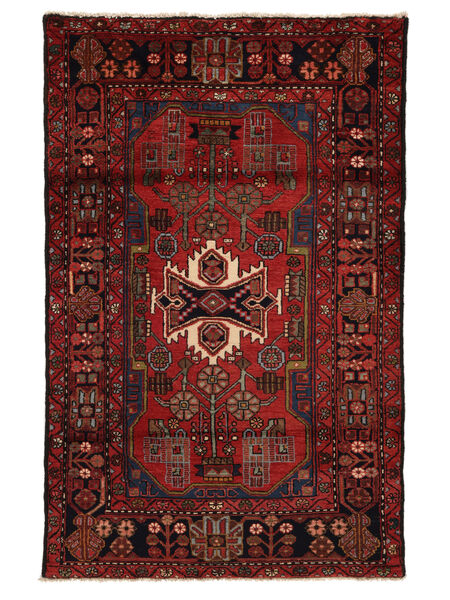  103X161 Nahavand Covor Negru/Dark Red Persia/Iran
 Carpetvista