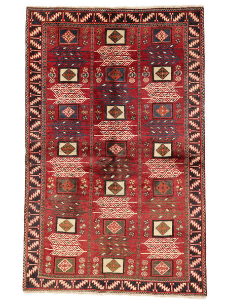 134X211 Tapis Lori D'orient Rouge Foncé/Noir (Laine, Perse/Iran) Carpetvista