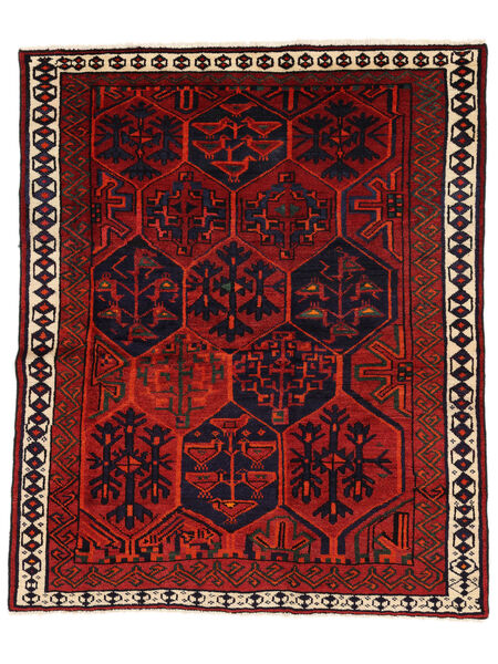 Lori Matot Matto 176X210 Neliö Musta/Tummanpunainen Villa, Persia/Iran Carpetvista