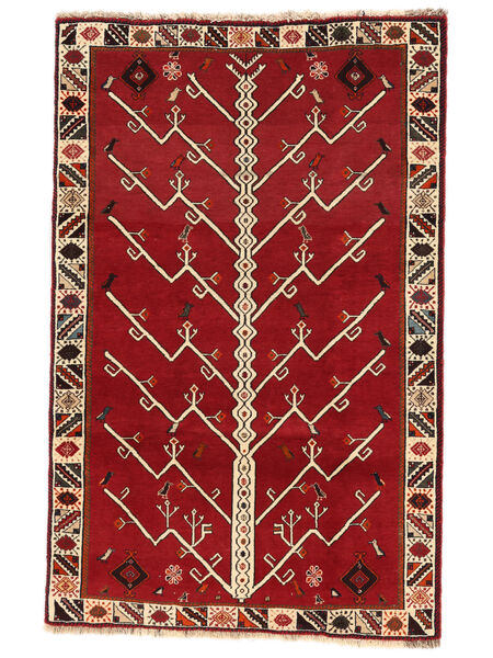  117X183 Ghashghai Fine Matot Matto Tummanpunainen/Musta Persia/Iran Carpetvista