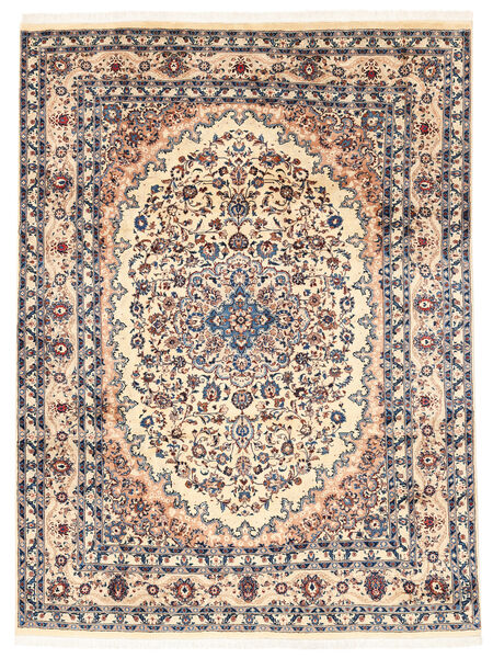  251X335 Moud Ca. 1940 Teppe Beige/Brun Persia/Iran Carpetvista