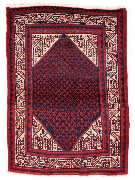  Persisk Hamadan Matta 109X154 Mörkröd/Svart Carpetvista