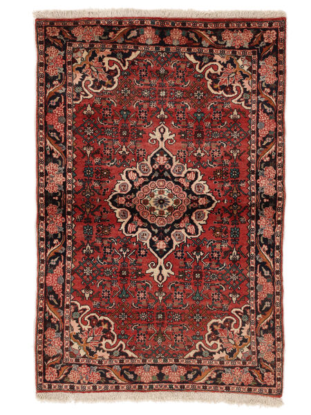 Bidjar Teppe 102X155 Mørk Rød/Svart Ull, Persia/Iran Carpetvista