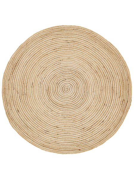 Maronti Indoor/Outdoor Rug Ø 150 Small Natural White Round