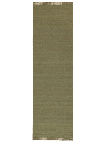  100X350 Pequeno Visby Tapete - Verde Lã