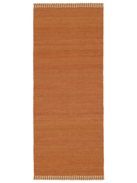  100X250 Small Visby Rug - Rust Red Wool