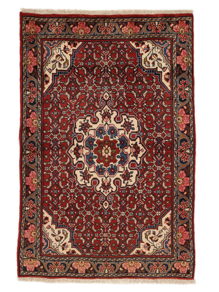  Persian Bidjar Rug 96X147 Black/Dark Red (Wool, Persia/Iran)