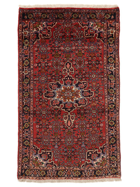  Perzisch Bidjar Vloerkleed 98X167 Zwart/Donkerrood Carpetvista