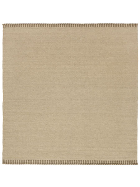 Visby 250X250 Large Beige Square Wool Rug