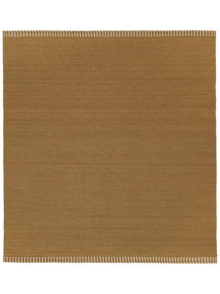 Visby 250X250 Large Brown Square Wool Rug