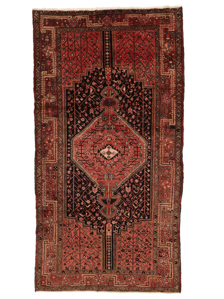  Orientalsk Toiserkan Teppe 161X312Løpere Mørk Rød/Svart Ull, Persia/Iran Carpetvista