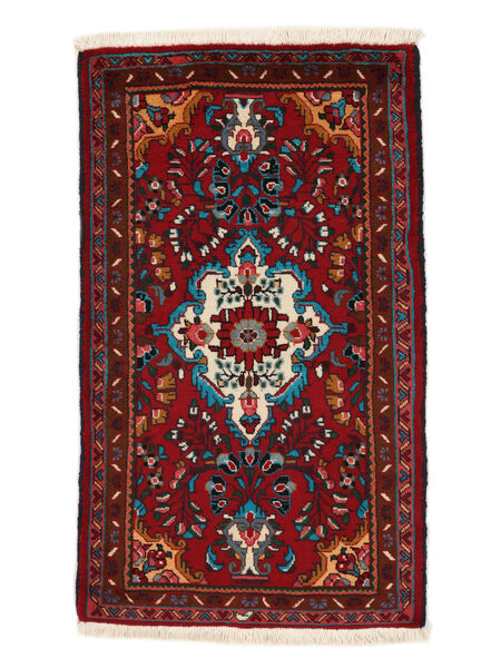  Persian Lillian Rug 78X130 Black/Dark Red Carpetvista