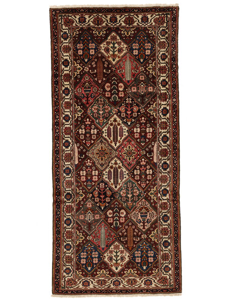 165X357 Bakhtiar Matot Matto Itämainen Käytävämatto Musta/Ruskea (Villa, Persia/Iran) Carpetvista