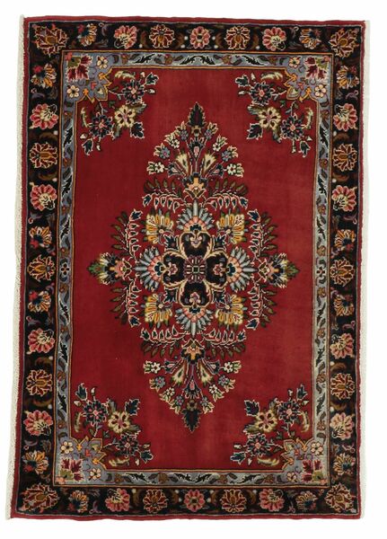  Orientalsk Keshan Tæppe 70X100 Sort/Brun Uld, Persien/Iran