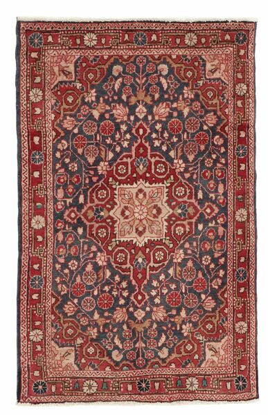  Hamadan Rug 68X107 Persian Wool Dark Red/Black Small