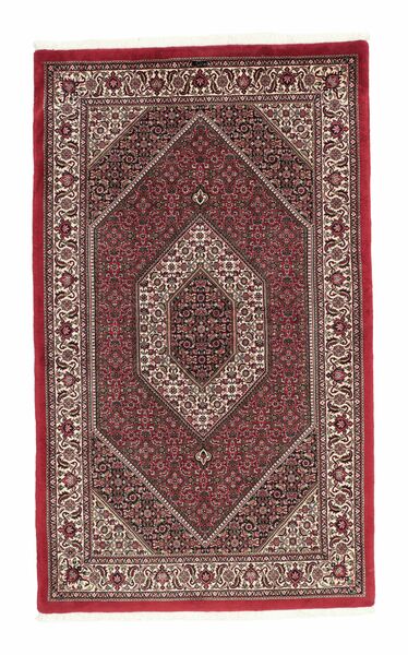  112X190 Bidjar With Silk Rug Dark Red/Black Persia/Iran