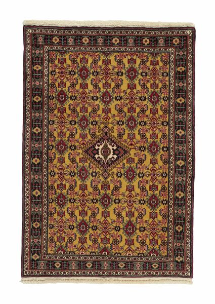 Tappeto Kashkooli 85X124 Marrone/Nero (Lana, Persia/Iran)