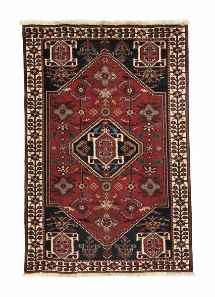 82X125 Tappeto Gabbeh Kashkooli Moderno Nero/Rosso Scuro (Lana, Persia/Iran)