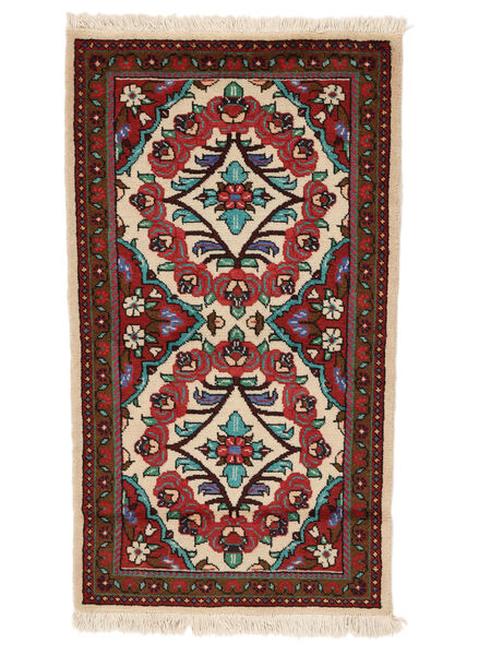  Persian Lillian Rug 73X130 Black/Dark Red Carpetvista