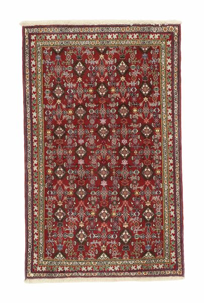  Gabbeh Kashkooli Alfombra 80X126 Persa De Lana Rojo Oscuro/Negro Pequeño