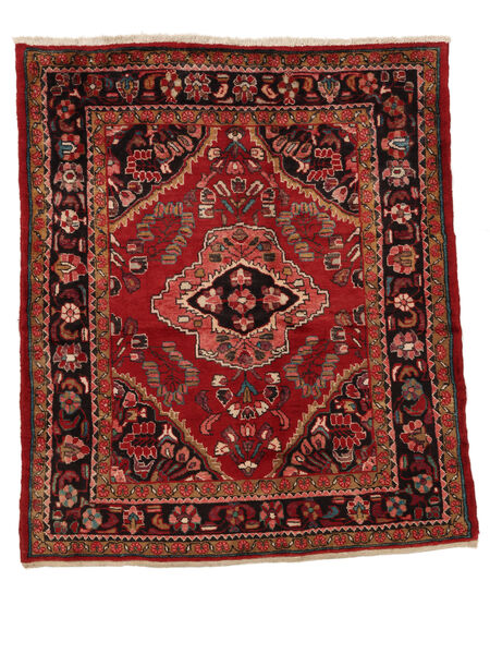 Lillian Tæppe 164X222 Mørkerød/Sort Uld, Persien/Iran Carpetvista