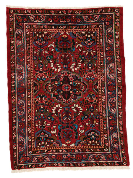 167X223 Lillian Vloerkleed Oosters Zwart/Donkerrood (Wol, Perzië/Iran) Carpetvista