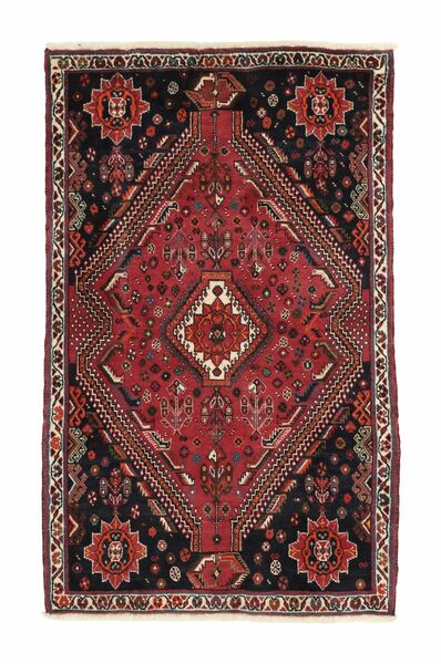  Persian Gabbeh Kashkooli Rug 82X134 Black/Dark Red (Wool, Persia/Iran)
