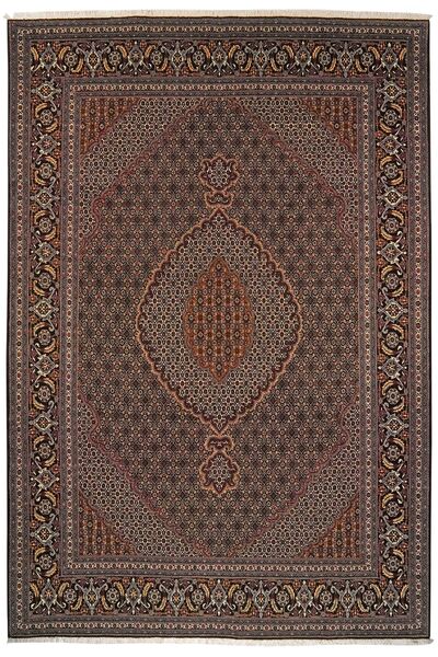  Persian Tabriz 40 Raj Rug 206X301 Brown/Black (Wool, Persia/Iran)
