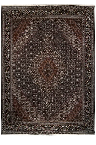 絨毯 タブリーズ 40 Raj 250X346 ブラック/茶色 大きな (ウール, ペルシャ/イラン)