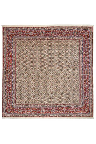 Moud Teppich 197X199 Quadratisch Braun/Dunkelrot Wolle, Persien/Iran
