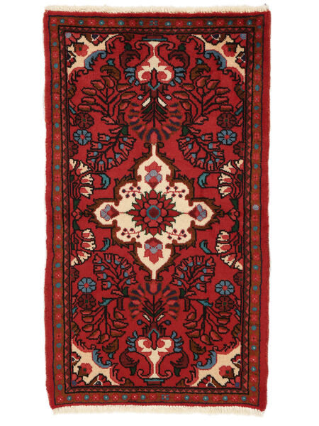 Lillian Teppe 68X118 Mørk Rød/Svart Ull, Persia/Iran Carpetvista