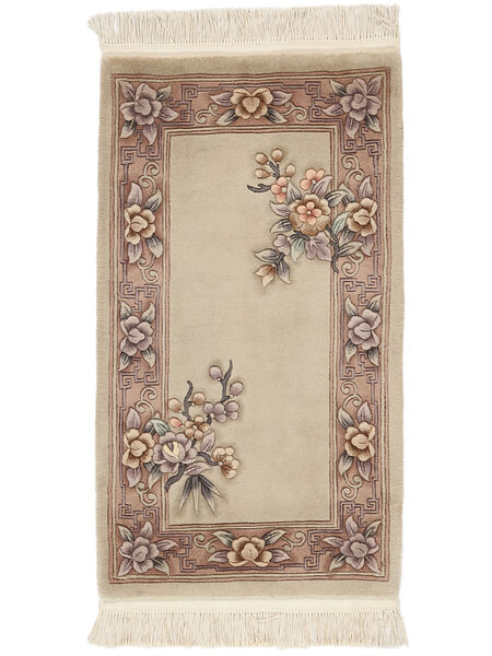 69X122 China 90 Line Rug Oriental Brown/Beige (Wool, China) Carpetvista