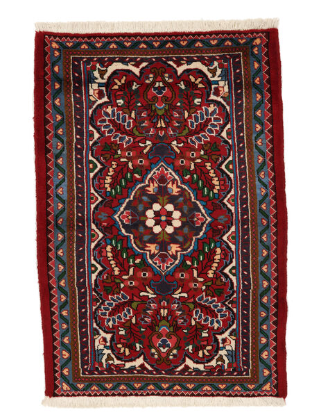  Persian Lillian Rug 71X136 Black/Dark Red Carpetvista