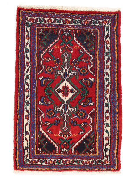 75X110 Tappeto Hamadan Orientale Rosso Scuro/Nero (Lana, Persia/Iran) Carpetvista